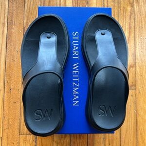Stuart Weitzman Stuflex Thong EVA Slide Sandals.